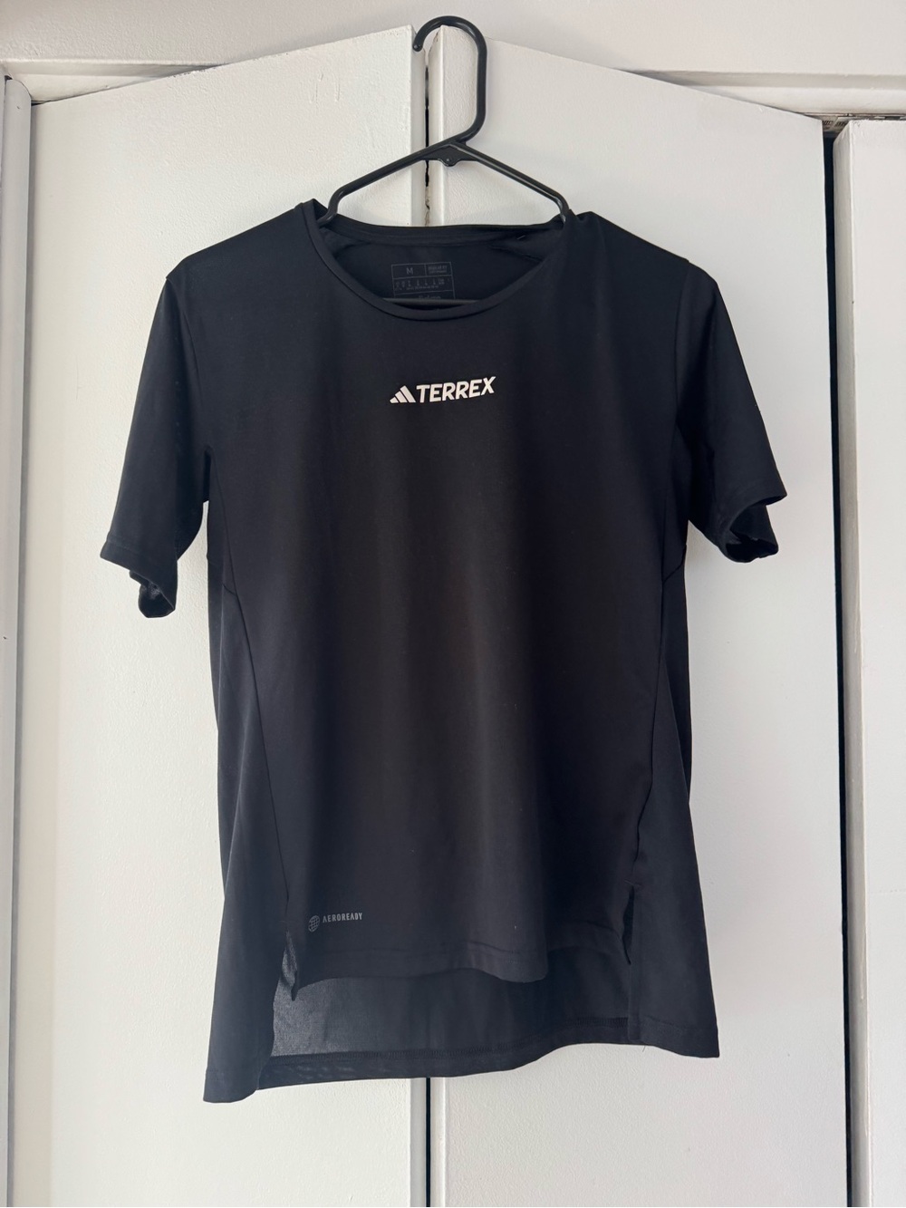 adidas Terrex Black Short-Sleeve Athletic Tee